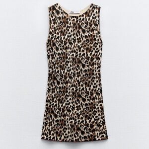 Zara animal print Dress